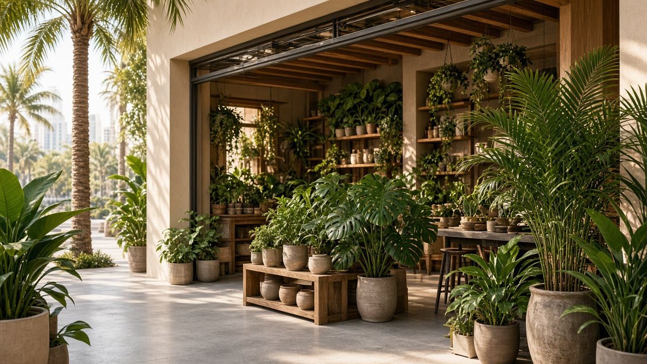 Plant shop / indoor plants full-bleed at Plants Stratpando